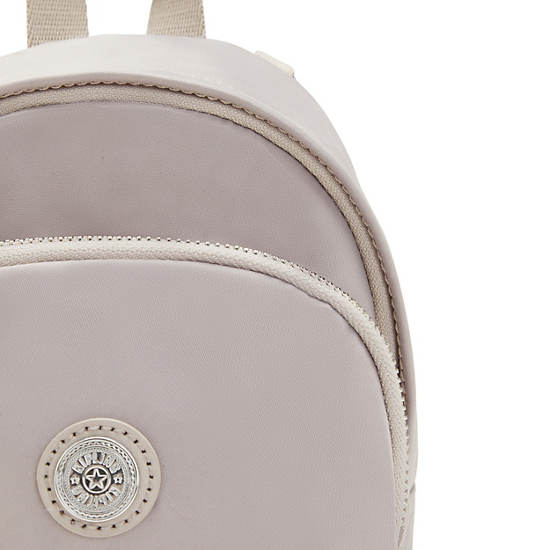 Kipling Delia Compact Metallic Convertible Backpacks Glow Satin | AU 1559NW